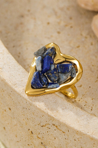 eart Shaped Stone Ring