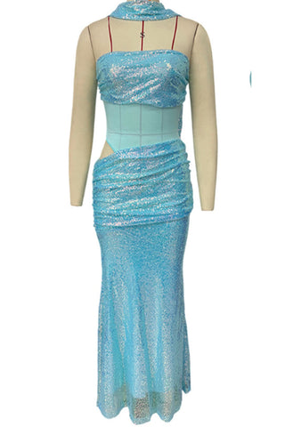 Elegant Strapless Evening Gown