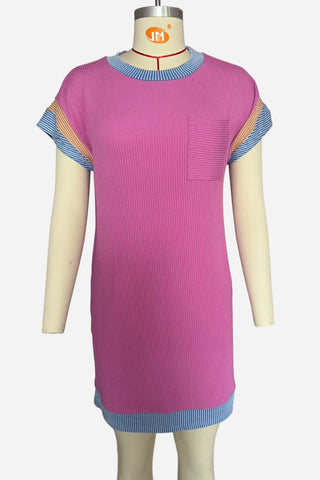 Casual Pocket T-Shirt Dress