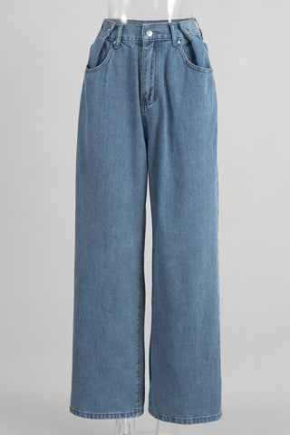 High-Waist Wide-Leg Jeans