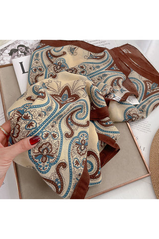Paisley Print Rectangular Scarf