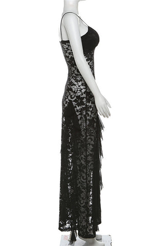 Spaghetti Strap Lace Dress