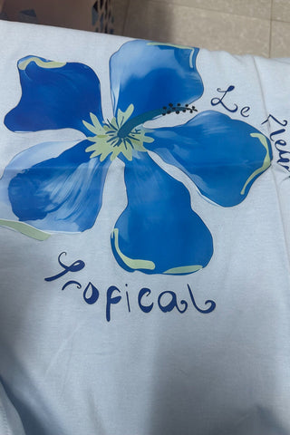 Graphic Floral Printed T-Shirt