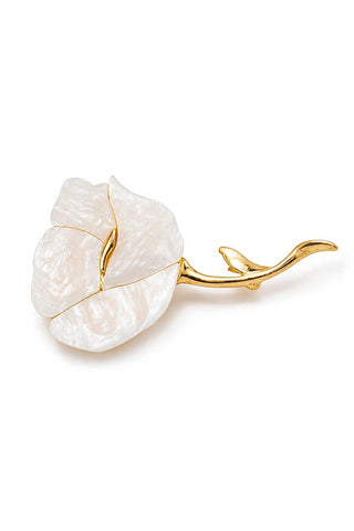 Floral Bow and Cloud Brooch