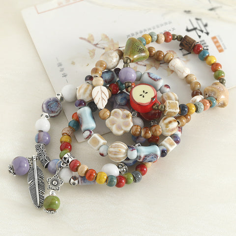 Multi-Shape Bead Bracelet