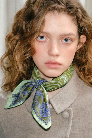 Paisley Print Neck Scarf