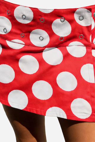 Polka Dot Mini Skirt