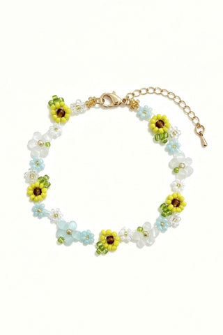Floral Beaded Decorative Bracelet