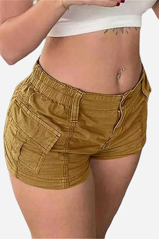 High-Waist Casual Shorts