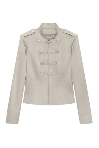 Double-Breasted Zipper Jacket