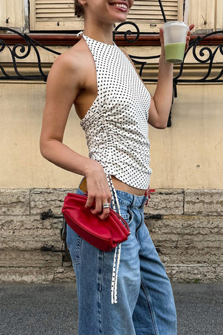 Polka Dot Halter Tank