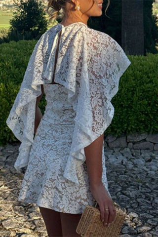 Elegant Lace Skirt Set