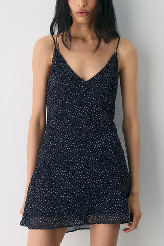 Tie Strap Wrap Mini Dress