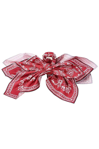Paisley Bow Hair Accessory