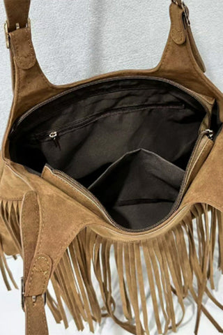 Braid-Handle Fringe Tote
