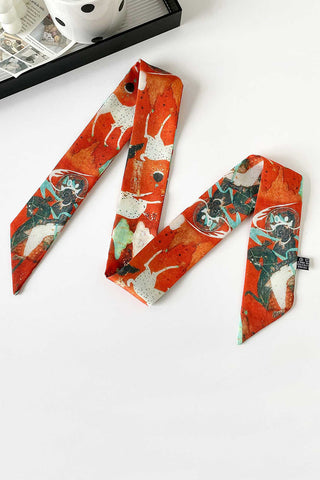 Tarot Patterned Printed Scarf
