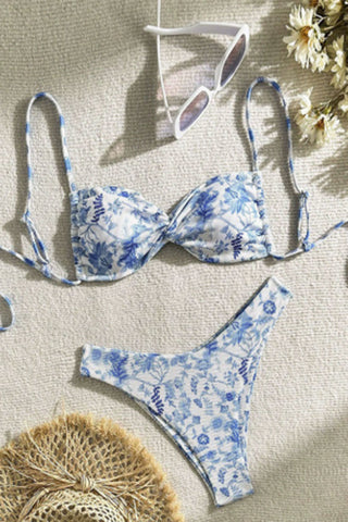 Floral Print Bikini Set