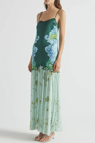 Tie-Back Floral Skirt Set