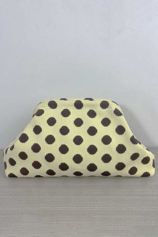 Polka Dot Soft Pouch Bag