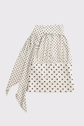 Halter-Neck Polka Dot Tank Top