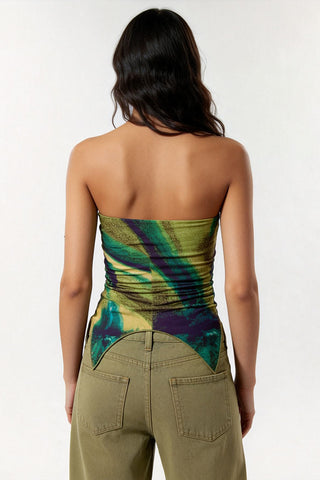 Strapless Ring-Detail Tank Top