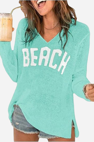 Casual Beach Knit Top