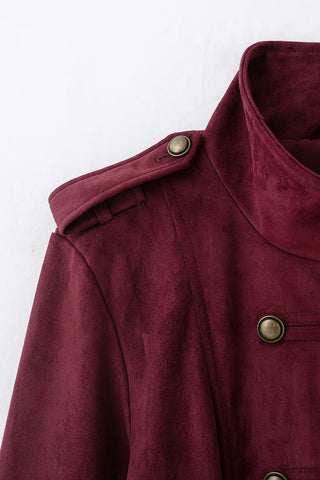 Double-Breasted Military Jacket