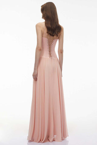Sweetheart Neck Corset Maxi Casual Dress