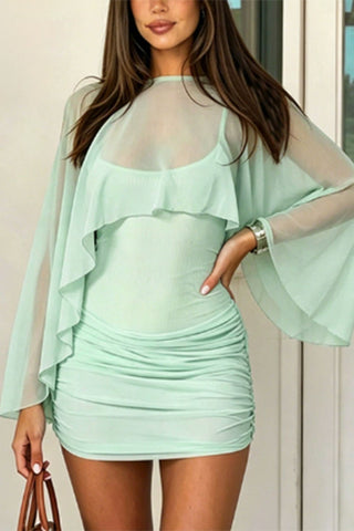 Casual Dress with Flowy Sleeves
