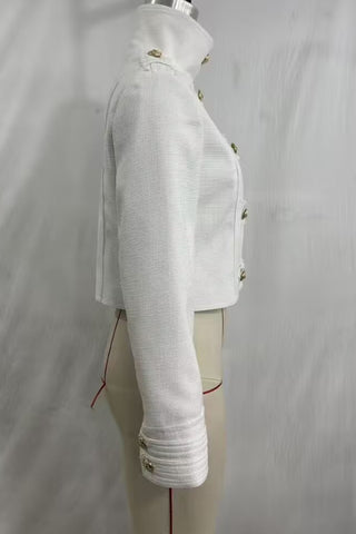 Vintage Style Double-Breasted Jacket