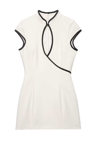 Modern Keyhole Cheongsam Dress