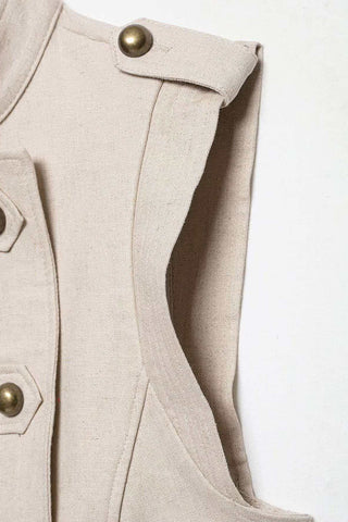 Button-Front Shift Dress