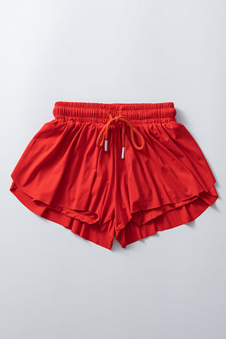 Elastic-Waist Casual Shorts