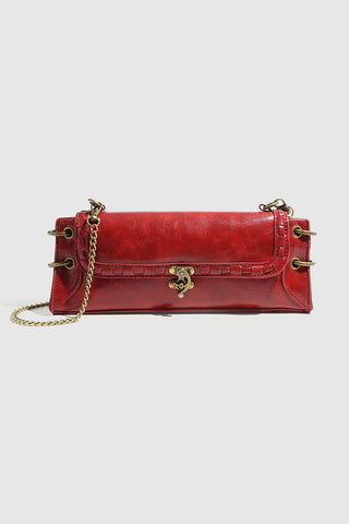 Chain Strap Flap Crossbody Bag