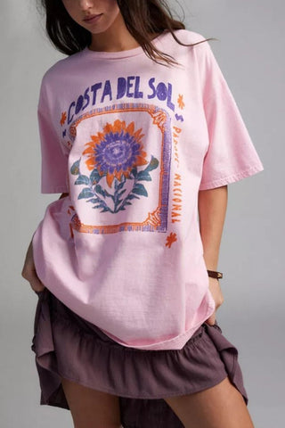 Graphic Print Oversized T-Shirt