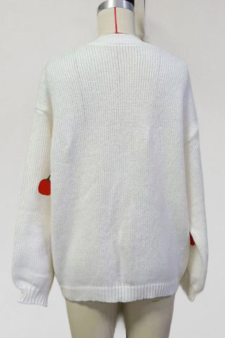 Pumpkin Patch Knit Open Front Cardigan