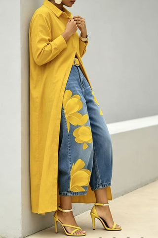 Floral Wide Leg Pants