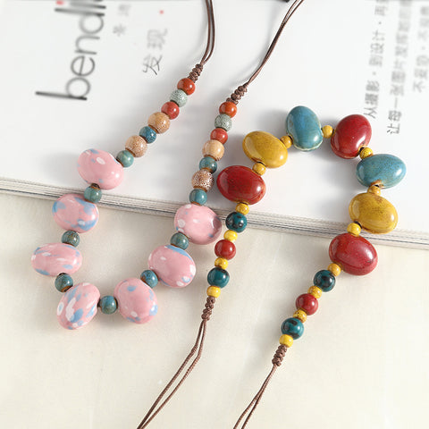 Beaded Cord Necklace