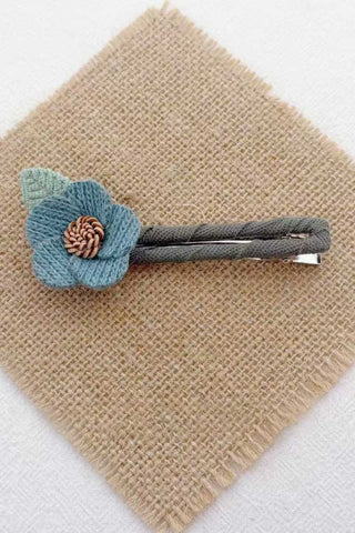 Floral Lace Ruffle Hair Clip