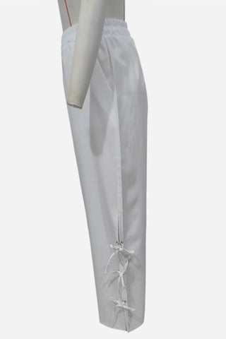 Side-Tie Casual Pants