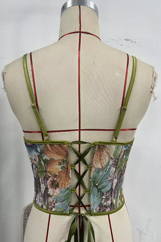 Floral Ruched Tank Top