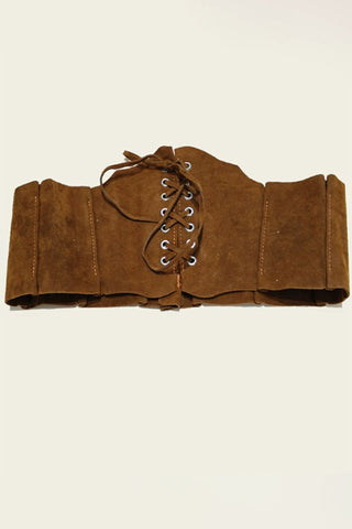 Lace-Up Corset Waist Belt
