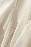 Tiered Ruffle Sheer A-Line Midi Skirt