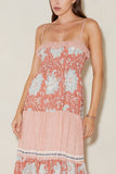 Floral Smocked Tiered Maxi Dress