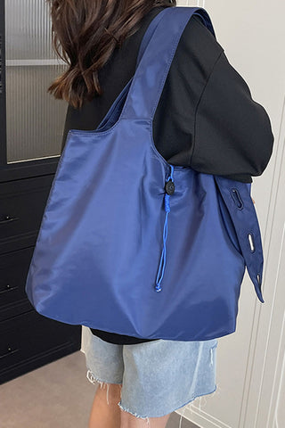 Grommet Side Button Tote Bag