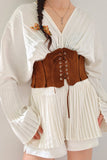 Lace-Up Corset Waist Belt