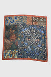Vintage Collage Print Square Scarf