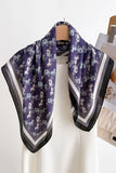 Floral Satin Finish Neck Scarf