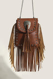 Fringe Studded Bag