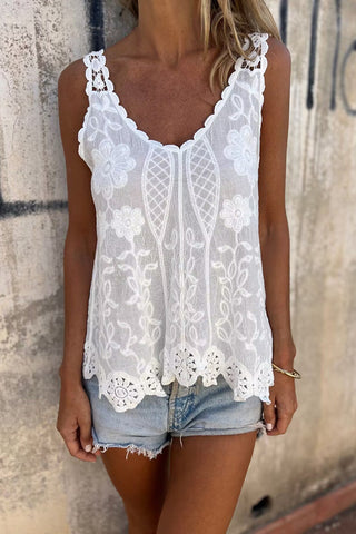 Elegant Floral Lace Camisole